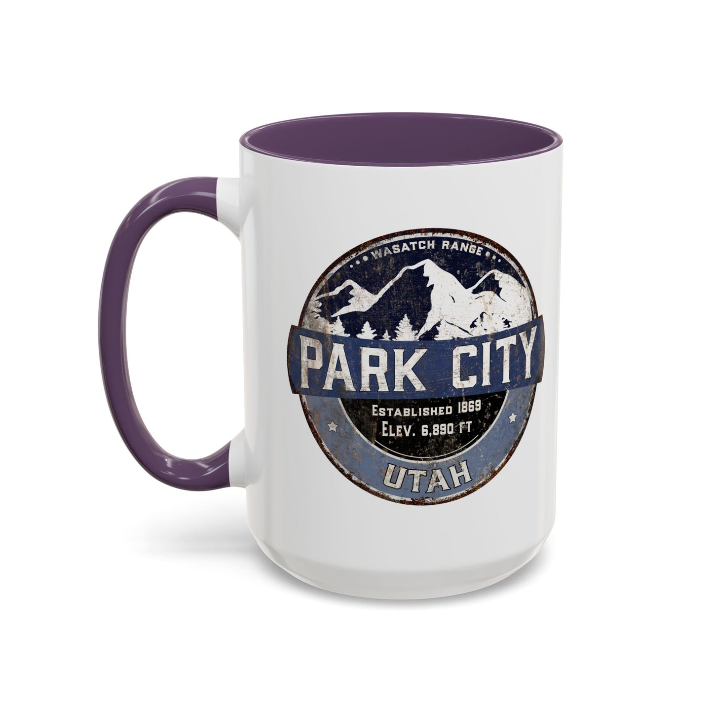 Ski Area Coffee Mug, Park City Winter Skiing Cup, Mountain Resort Gift, Snowboarding Lover Present, Ski Vacation Souvenir, Mountain