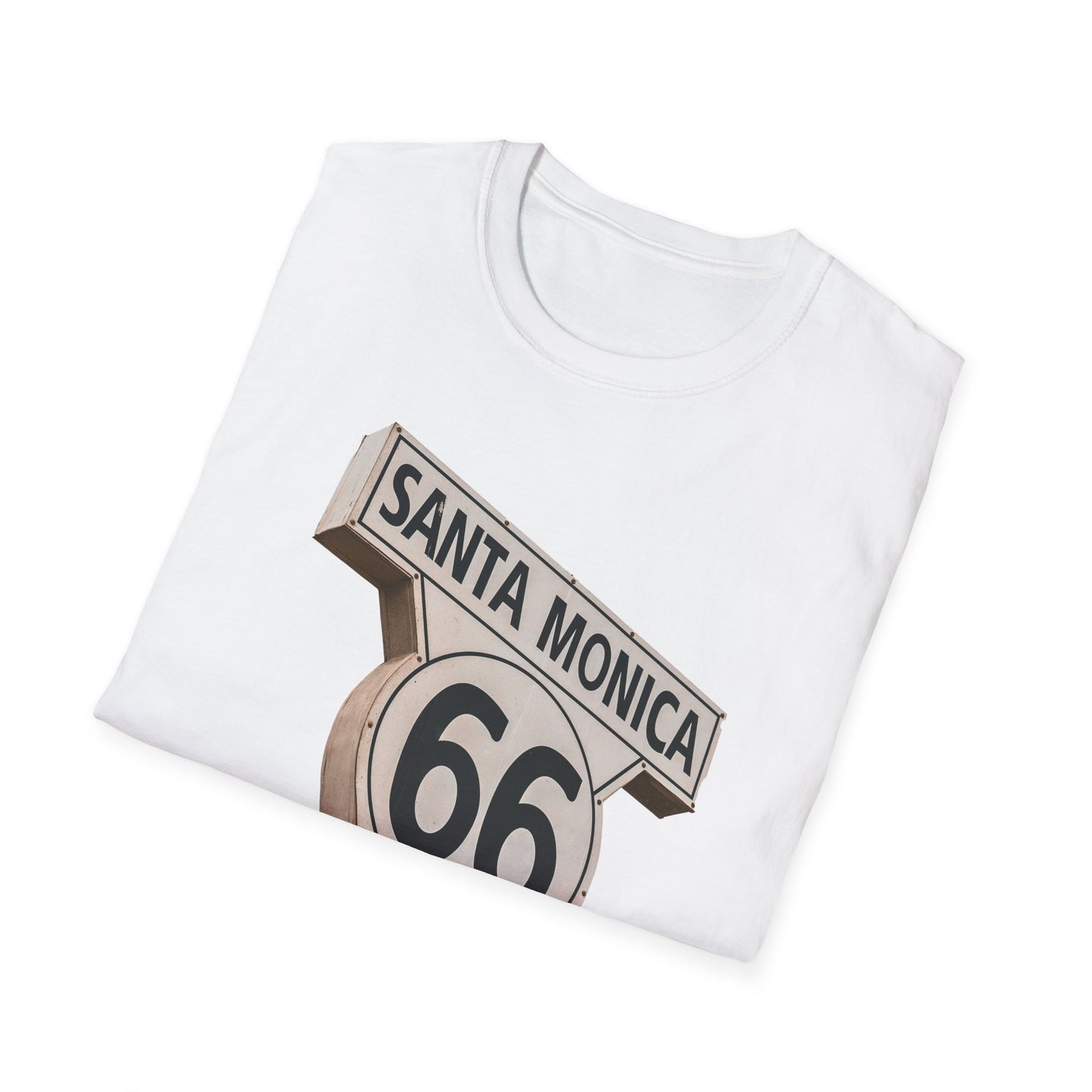 Route 66 End of the Trail Unisex Softstyle T-Shirt