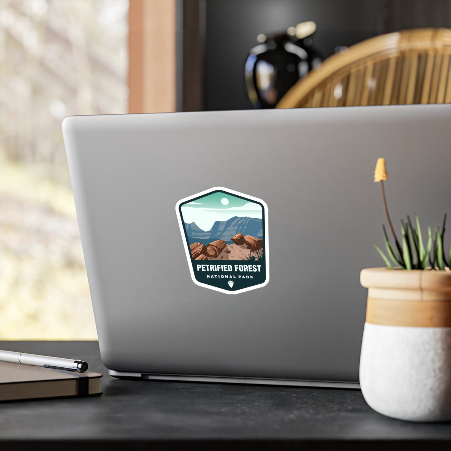 Petrified Forest National Park Sticker, National Park Stickers, Travel Stickers, Laptop Decal, Vinyl Sticker, Vinyl Decal, Floral Stickers