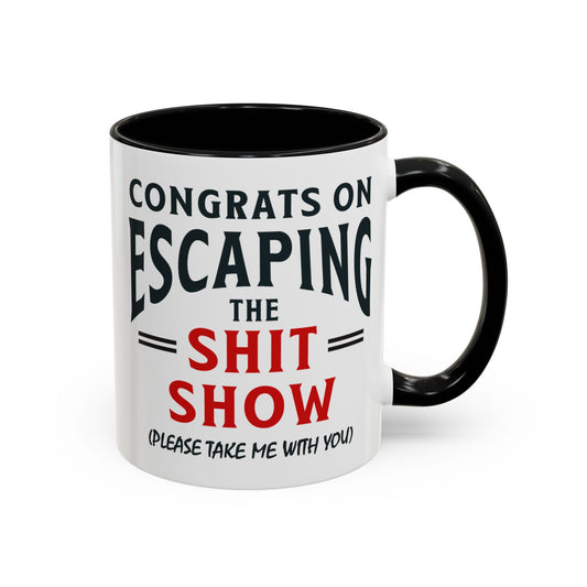 Funny Retirement Gift, Funny Coworker Leaving Gift, Going Away Co Worker, Goodbye Farewell, Retirement Mug, New Job, Leaving Job A0037-006 Accent Coffee Mug (11, 15oz)