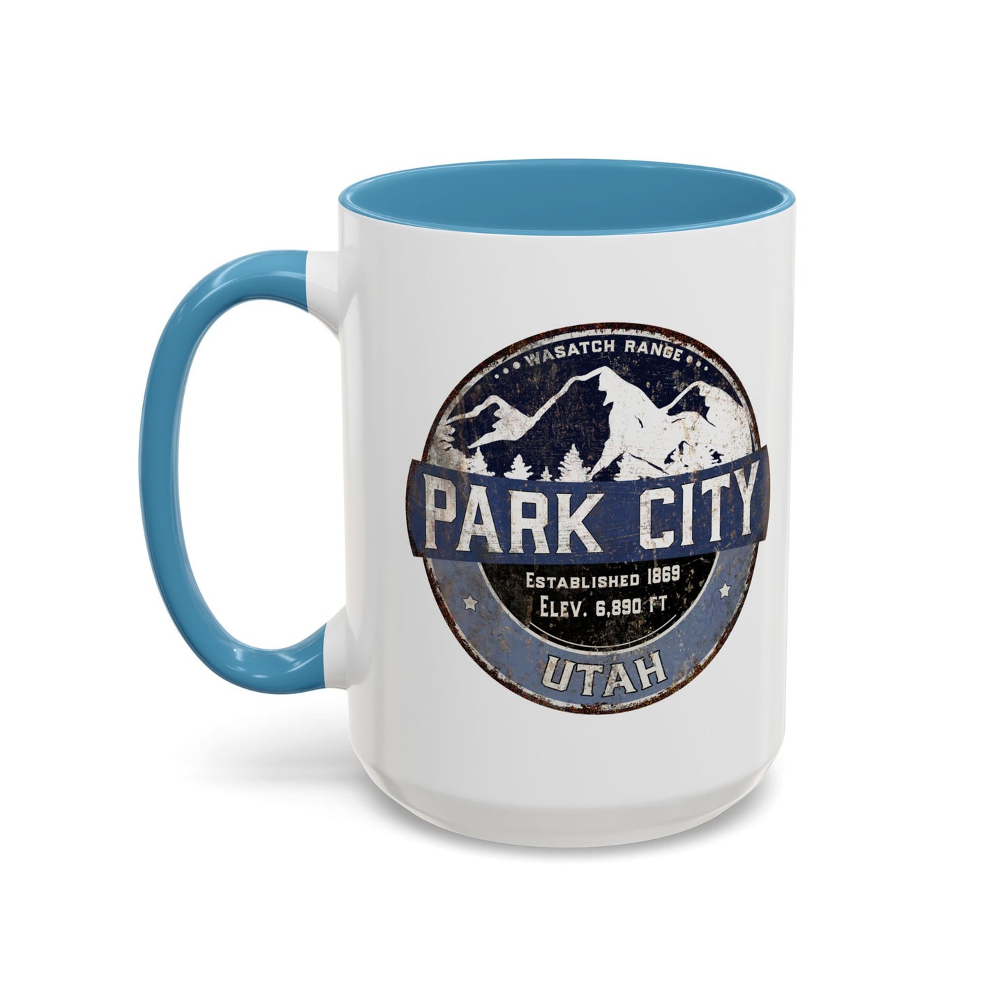 Ski Area Coffee Mug, Park City Winter Skiing Cup, Mountain Resort Gift, Snowboarding Lover Present, Ski Vacation Souvenir, Mountain