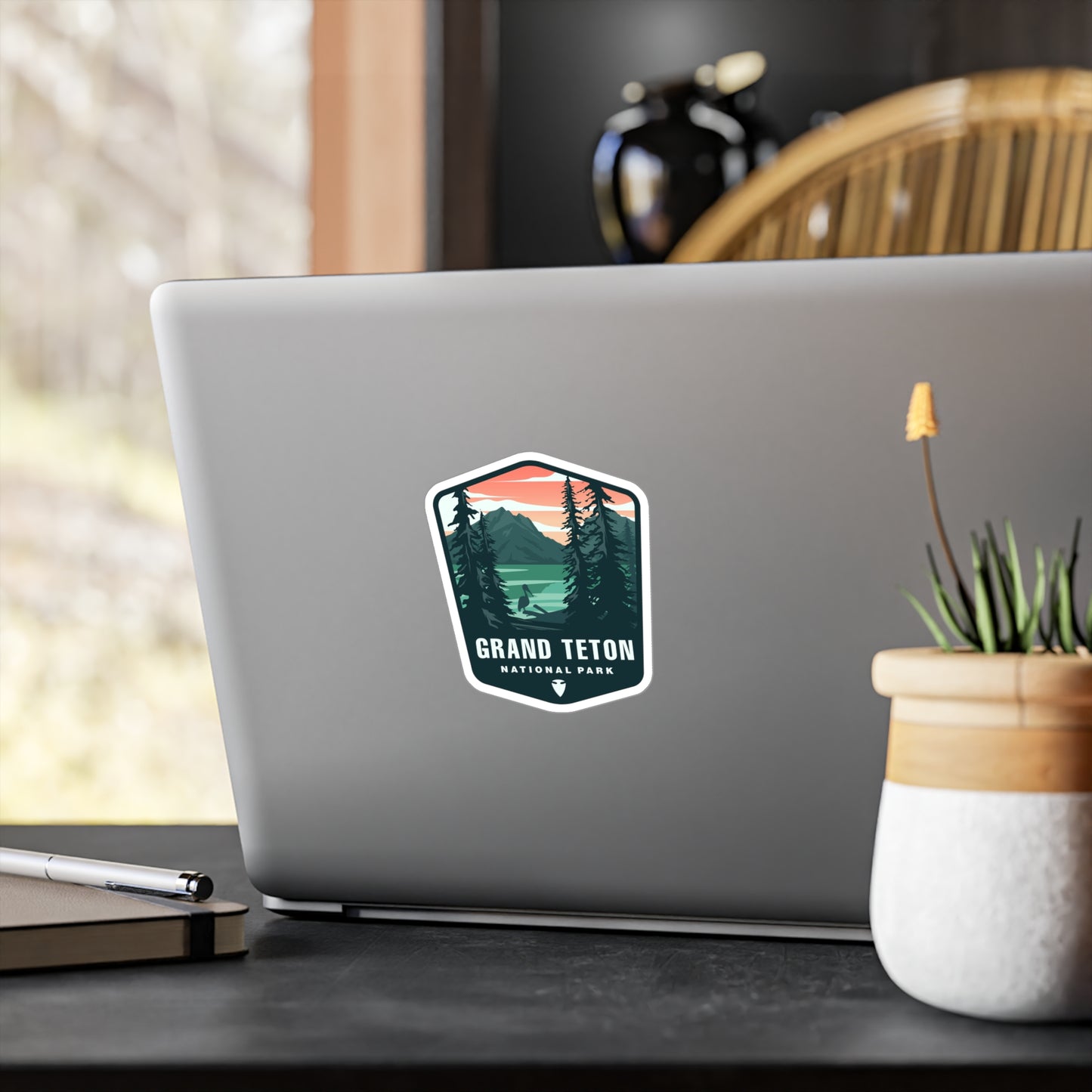 Grand Teton National Park Vinyl Sticker - Perfect Gift for Outdoor Enthusiasts