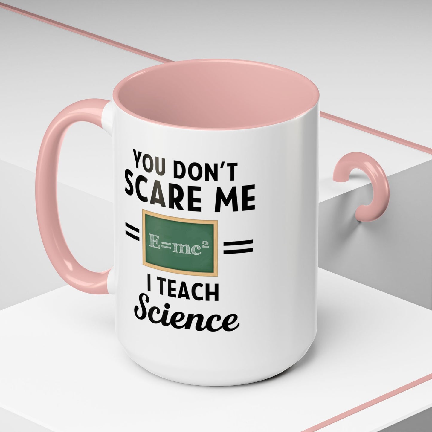 Science Teacher Mug - Fueling Minds and Caffeine Fixes Science Teacher Mug, Gift for Science Teacher, Funny Science Teacher Mug, Accent Coffee Mug (11, 15oz)