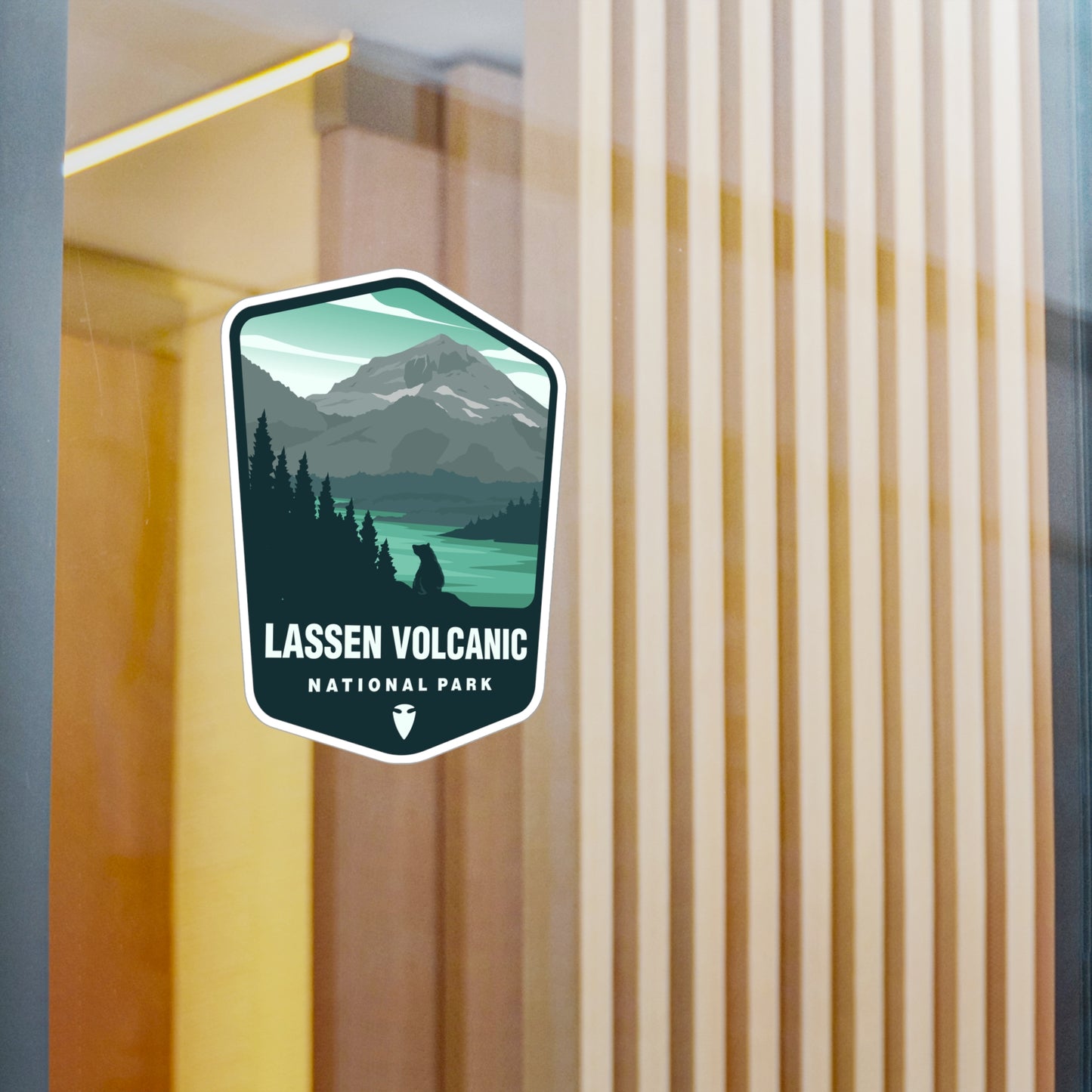 Lassen Volcanic National Park Sticker Gift - Outdoor Adventure Decal