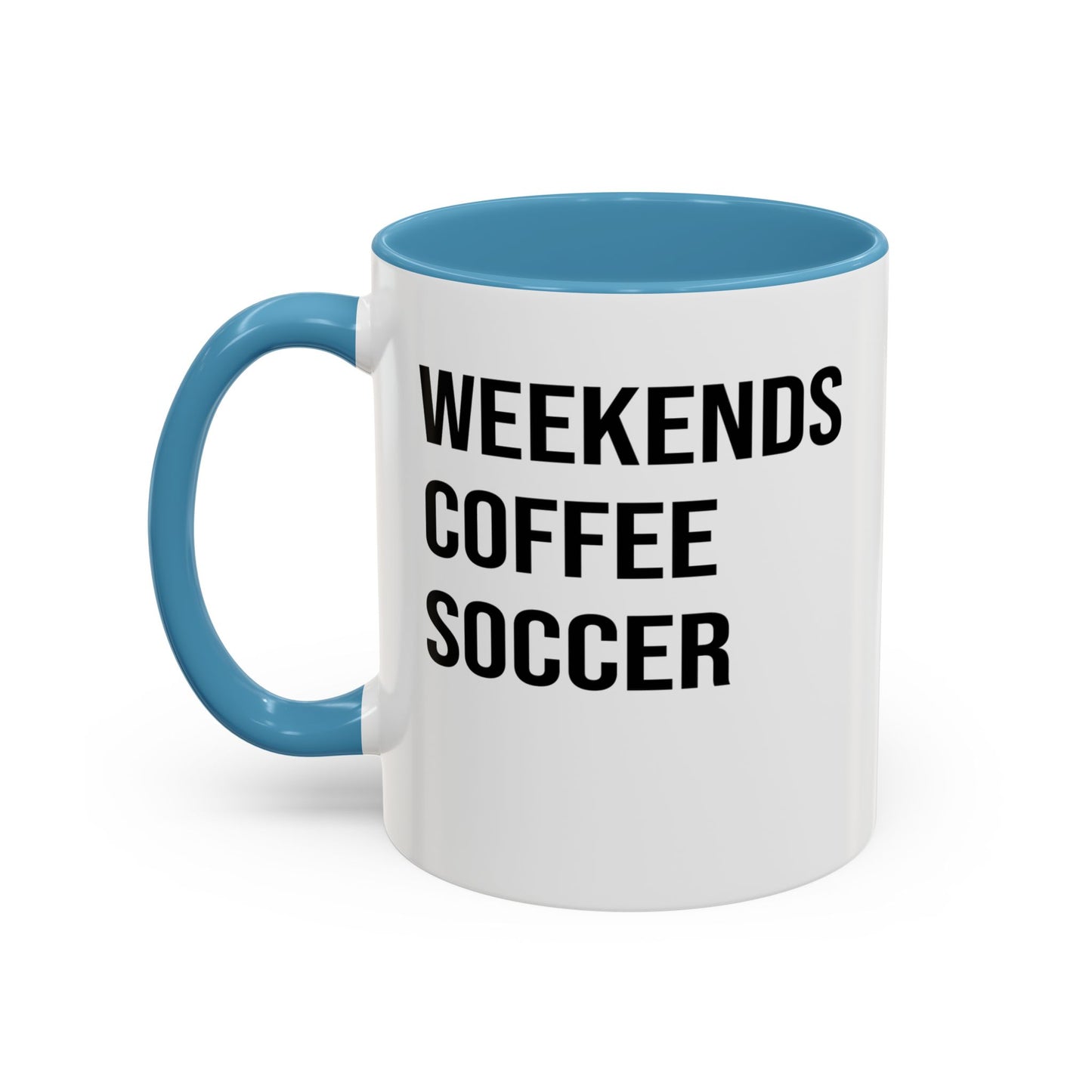 Weekend Coffee Soccer Mug, Soccer Mug, Soccer Mom Mug, Mug for Women, Game Day Soccer Mug A0009-002A