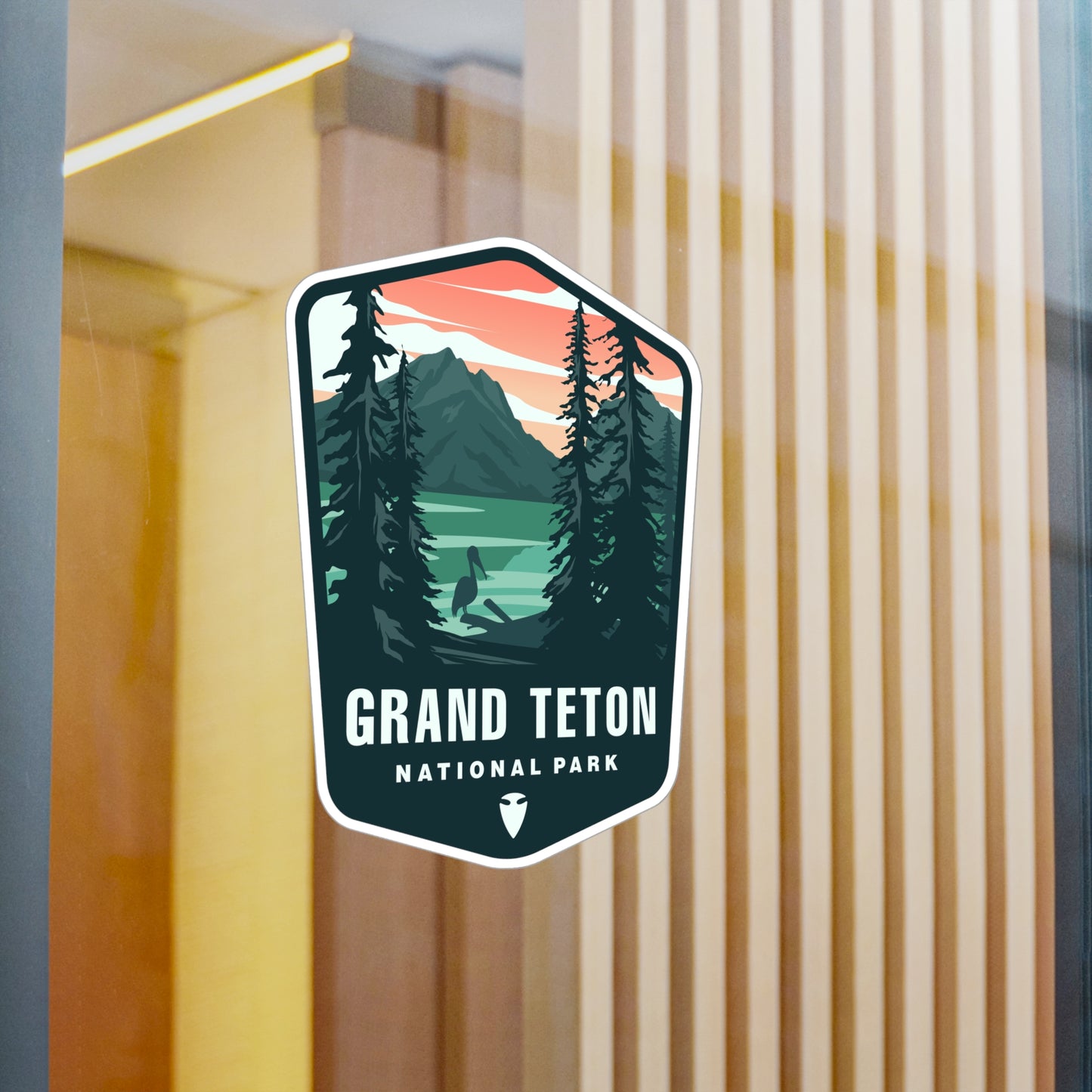 Grand Teton National Park Vinyl Sticker - Perfect Gift for Outdoor Enthusiasts