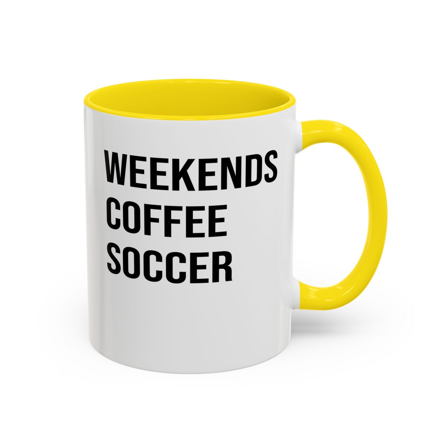 Weekend Coffee Soccer Mug, Soccer Mug, Soccer Mom Mug, Mug for Women, Game Day Soccer Mug A0009-002A