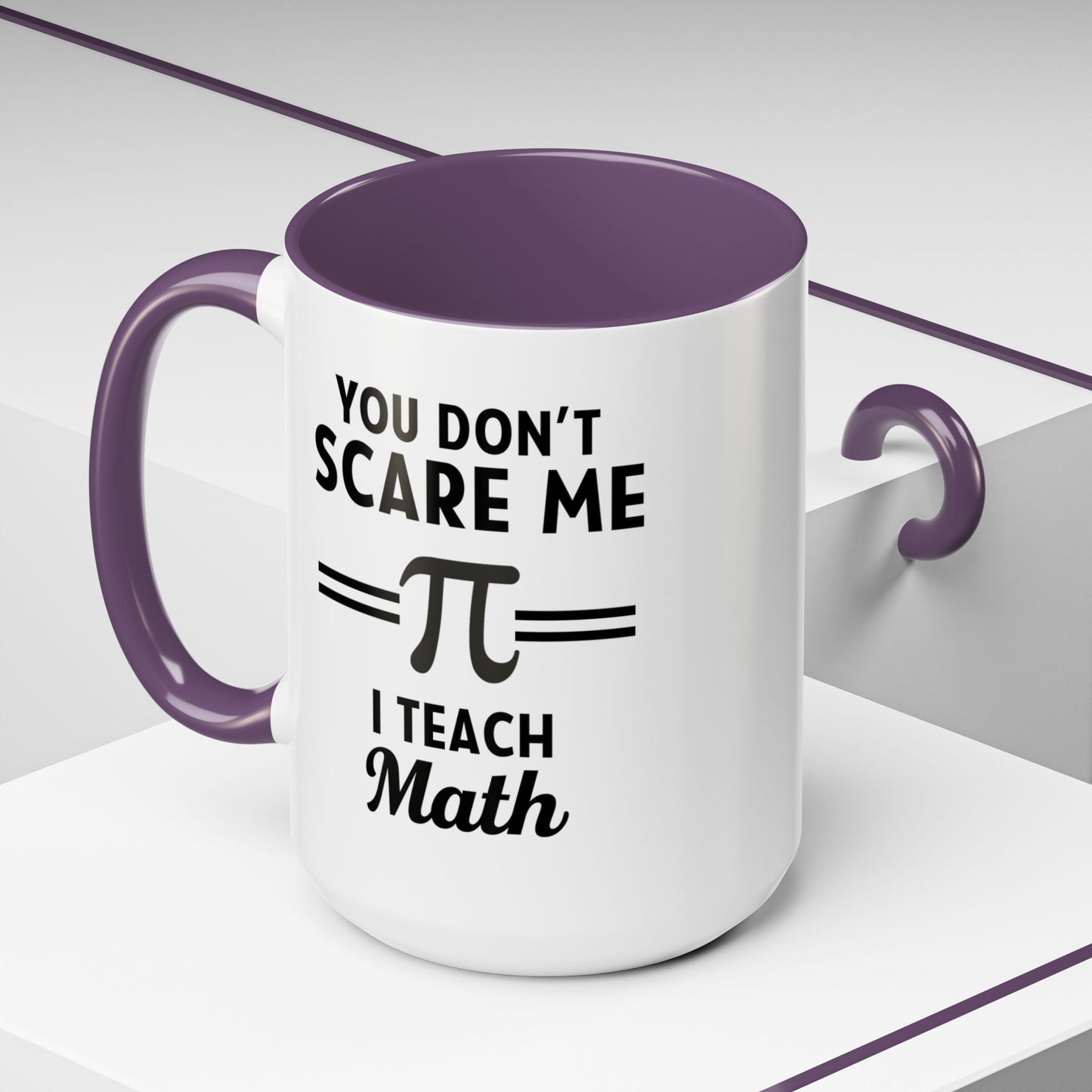 Math Teacher Mug - Fueling Minds and Caffeine Fixes Math Teacher Mug, Gift for Math Teacher, Funny Math Teacher Mug, Accent Coffee Mug (11, 15oz)