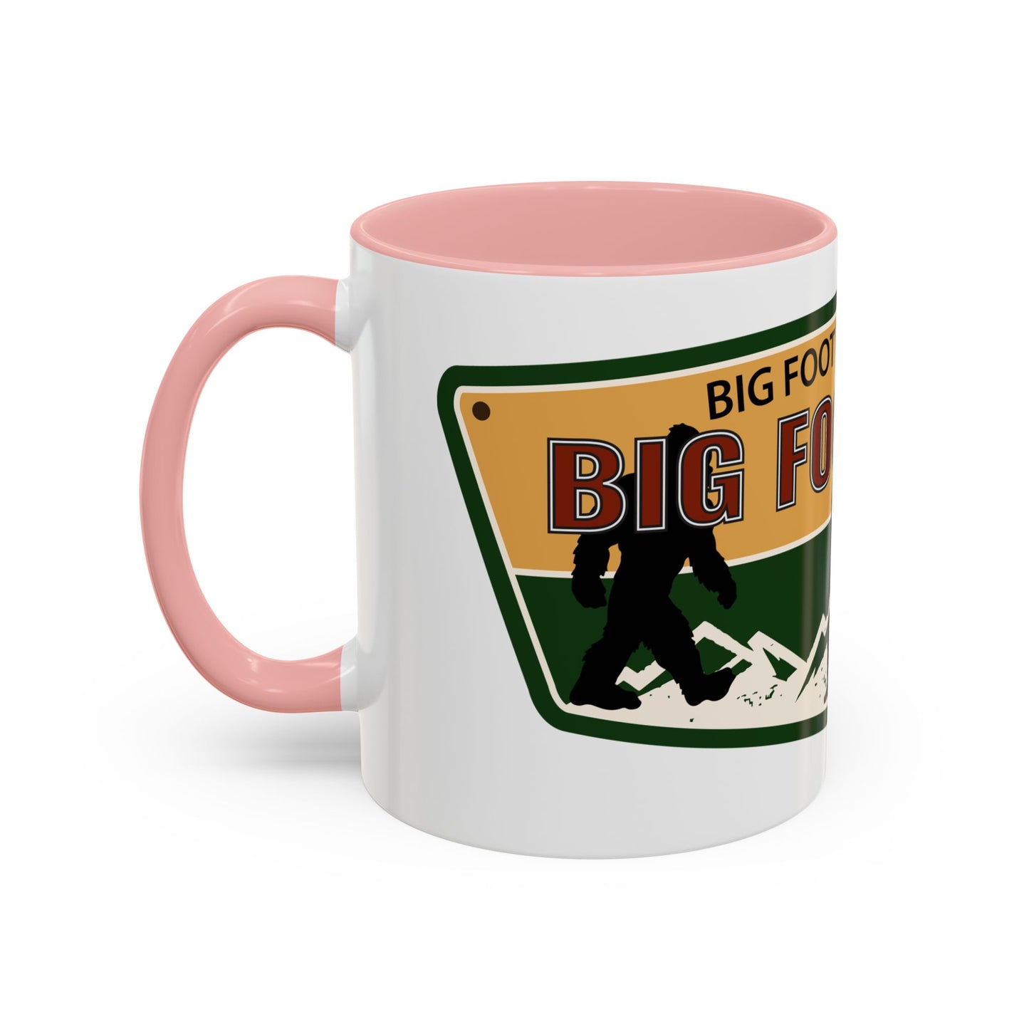 Big Foot Watch Club Sticker - Sasquatch Decal - Funny Yeti Gift Accent Coffee Mug (11, 15oz)