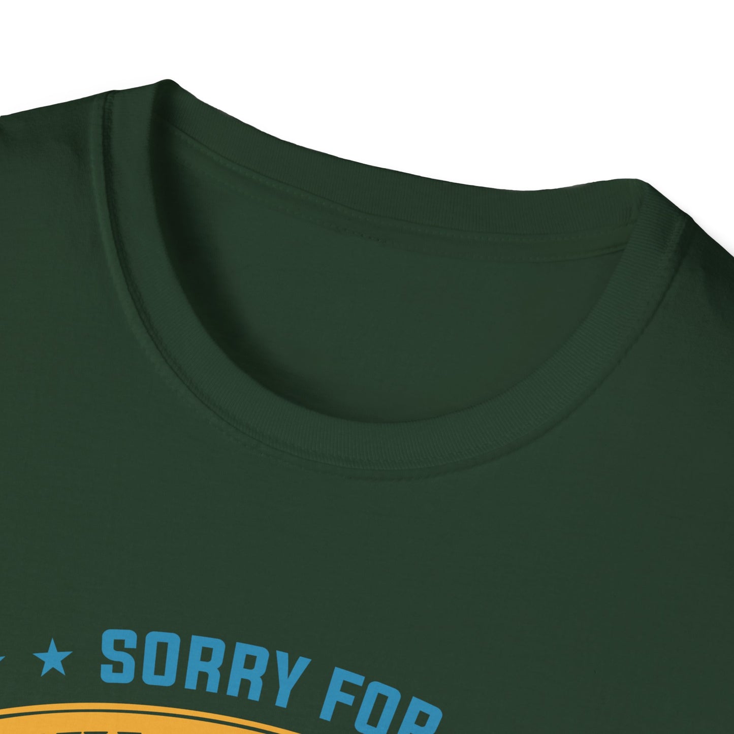 Camping Humor - Sorry for What I Said While Parking the Camper, Gift for Campers, Gift for Him Unisex Softstyle T-Shirt 0360002