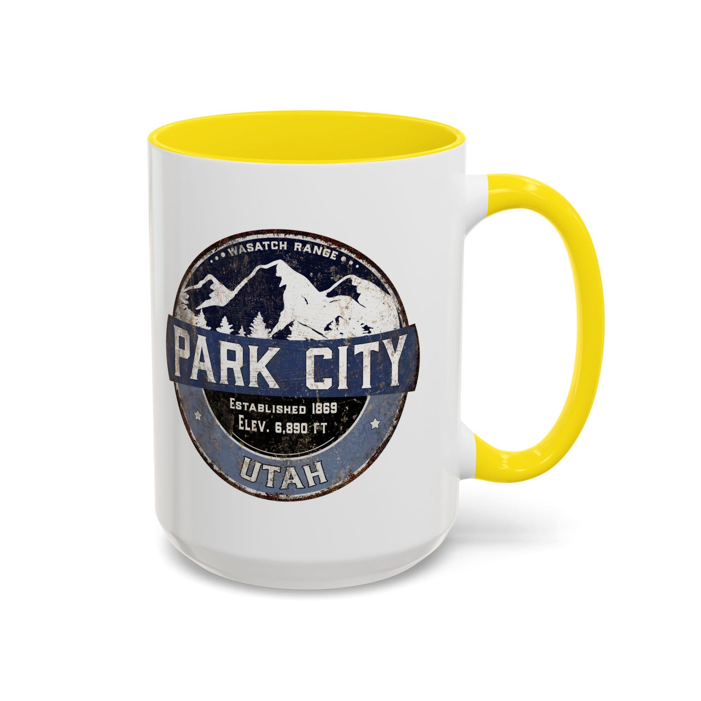 Ski Area Coffee Mug, Park City Winter Skiing Cup, Mountain Resort Gift, Snowboarding Lover Present, Ski Vacation Souvenir, Mountain