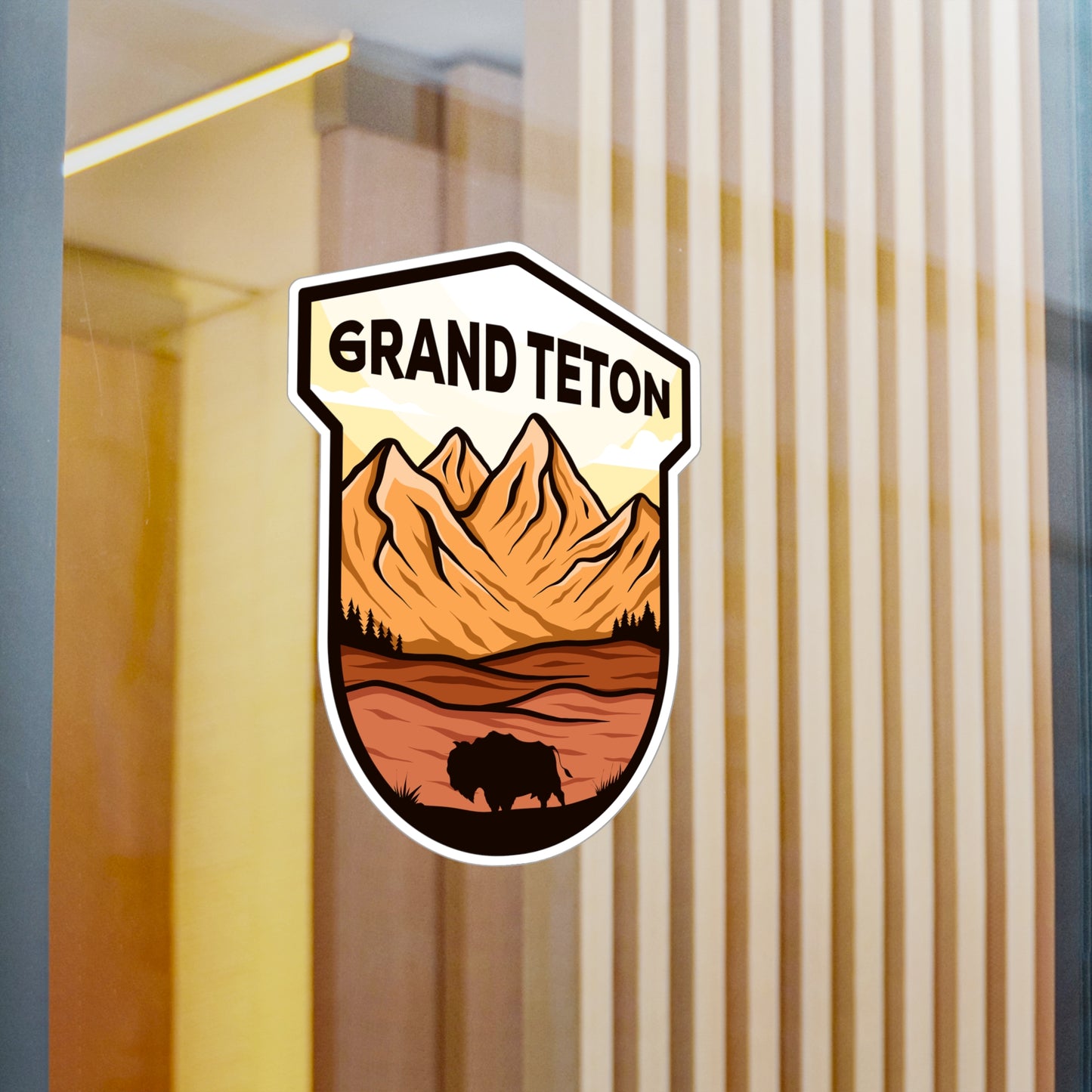 Grand Teton National Park Vinyl Sticker - Perfect Gift for Outdoor Enthusiasts