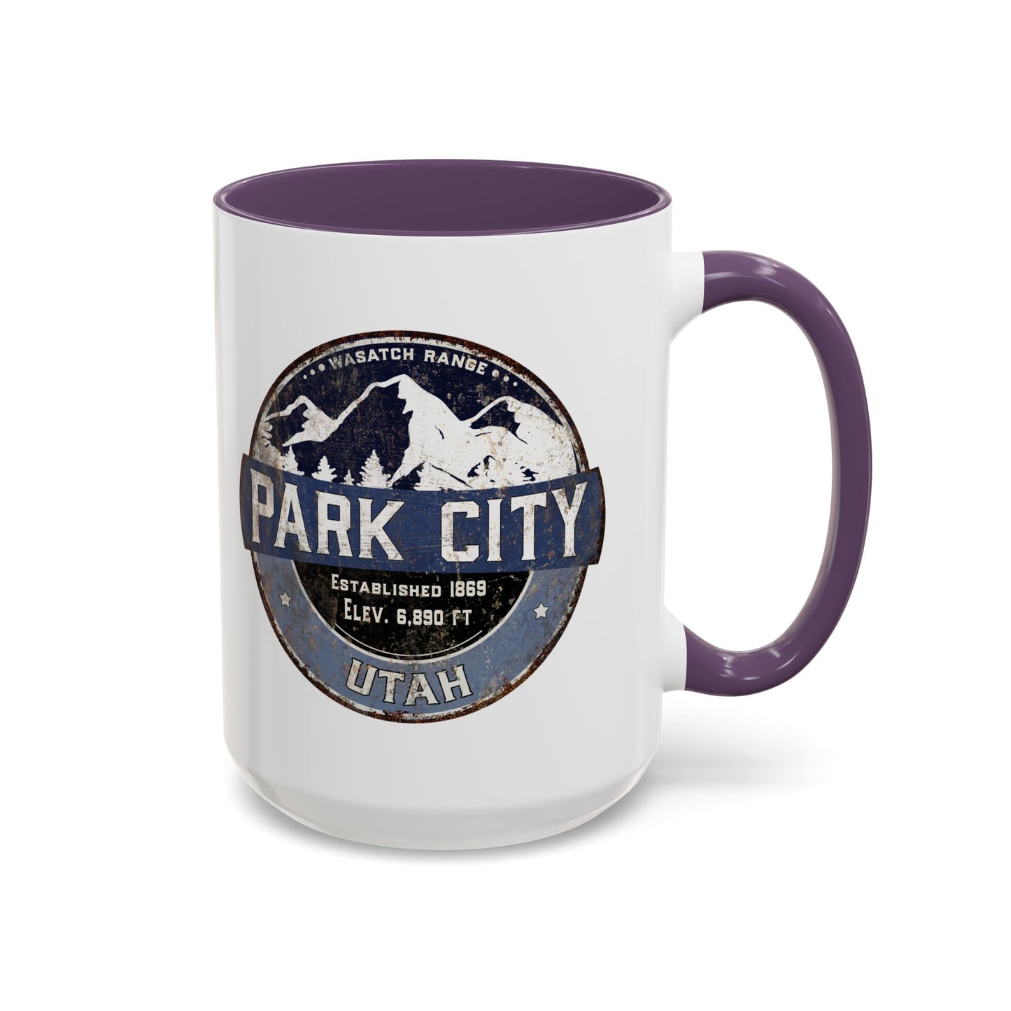 Ski Area Coffee Mug, Park City Winter Skiing Cup, Mountain Resort Gift, Snowboarding Lover Present, Ski Vacation Souvenir, Mountain