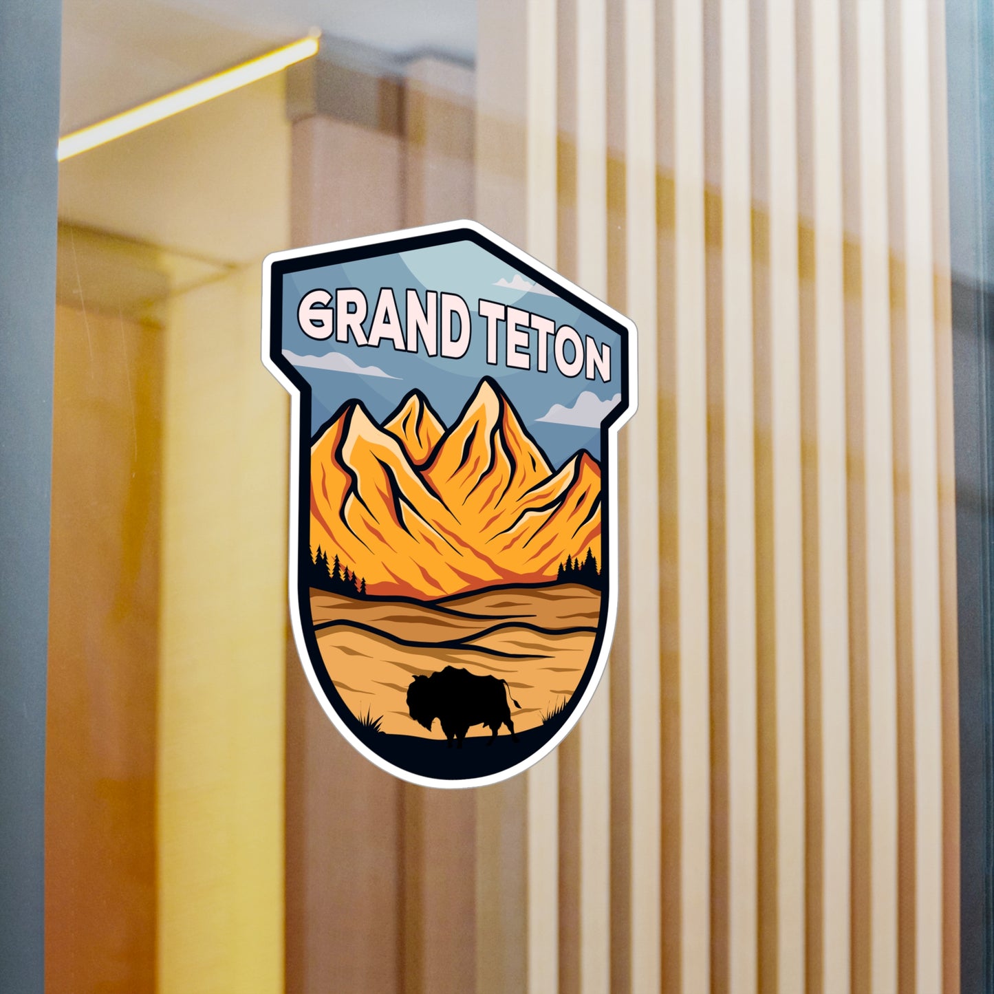 Grand Teton National Park Vinyl Sticker - Perfect Gift for Outdoor Enthusiasts