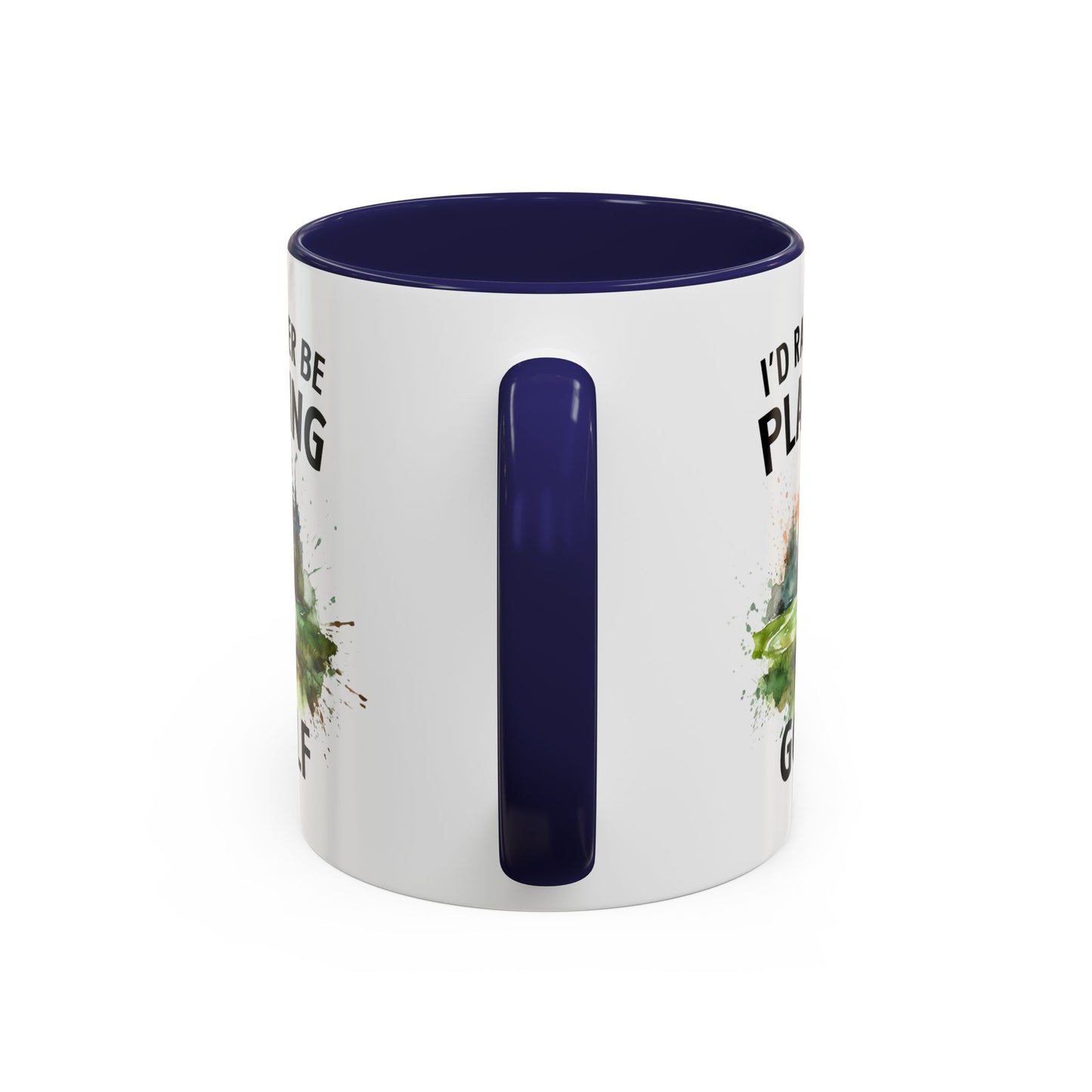 Funny Golf Mug - 11oz Ceramic Mug, I'd Rather Be Playing Golf Gift for Golfers 0190001