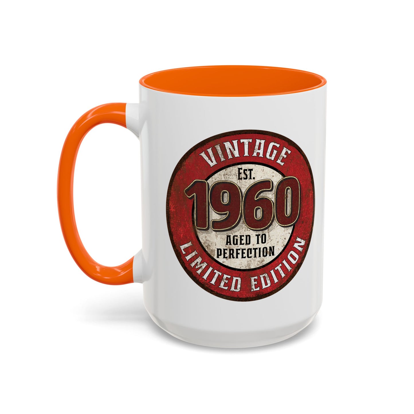 Vintage 1960 Birthday Mug, Aged to Perfection Limited Qty Coffee Cup - Gift Idea, Memories, Special Occasion, Unique Gift