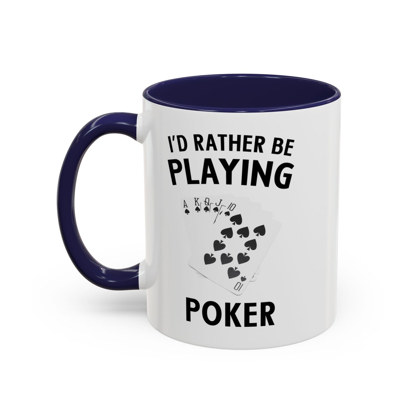 Funny Card Player Mug. Poker Mug. Card Player Gift. Poker Gift. Poker Player Coffee Mug. Poker Expert Mug. Poker Expert Gift Accent Coffee Mug (11, 15oz)