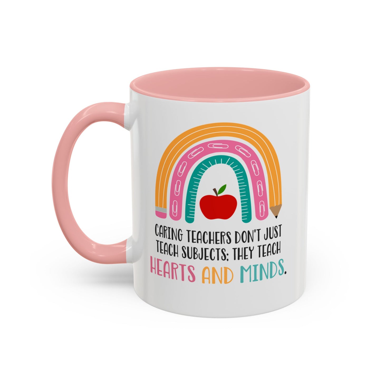 Thank You Teacher Mug - Caring Teachers Gift Accent Coffee Mug (11, 15oz)