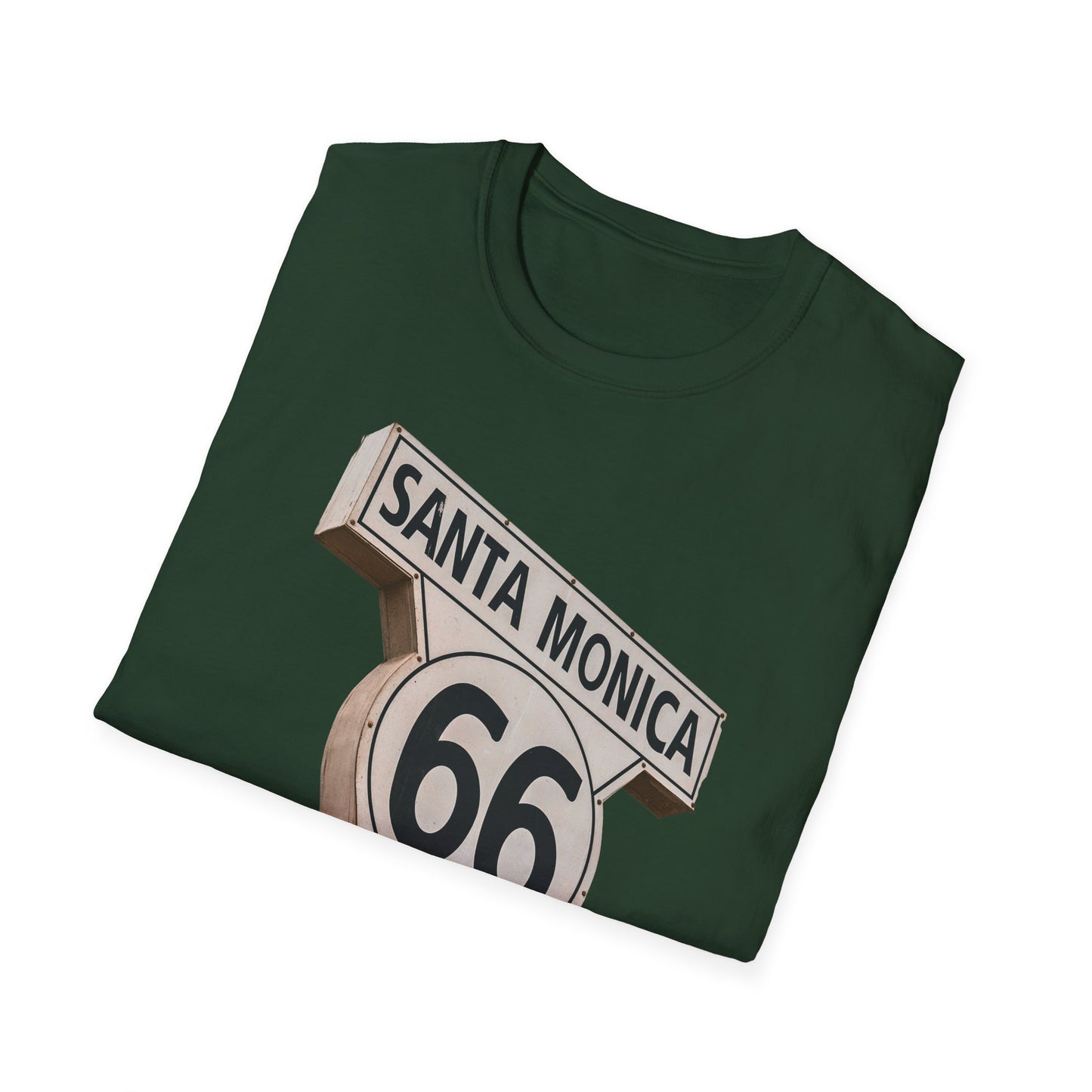 Route 66 End of the Trail Unisex Softstyle T-Shirt