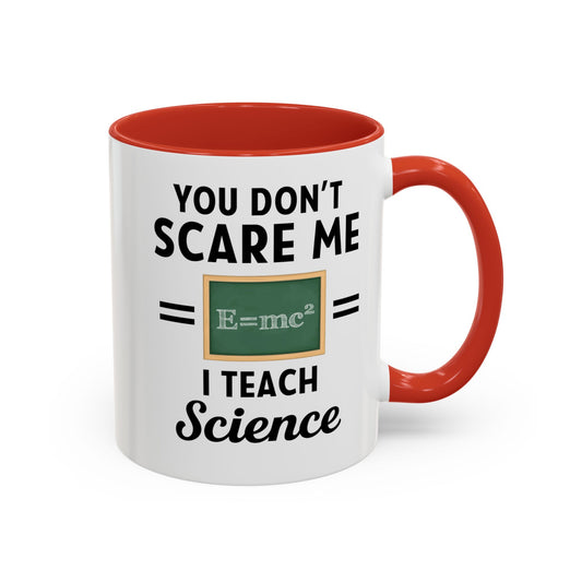 Science Teacher Mug - Fueling Minds and Caffeine Fixes Science Teacher Mug, Gift for Science Teacher, Funny Science Teacher Mug, Accent Coffee Mug (11, 15oz)