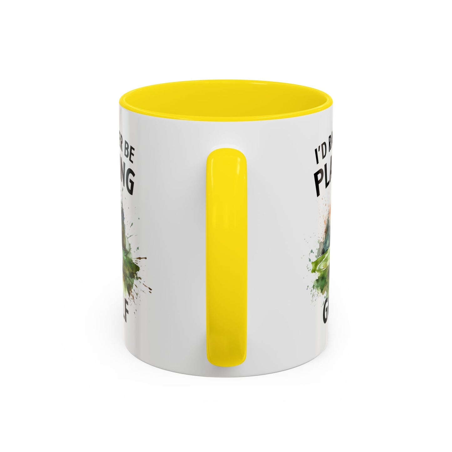 Funny Golf Mug - 11oz Ceramic Mug, I'd Rather Be Playing Golf Gift for Golfers 0190001