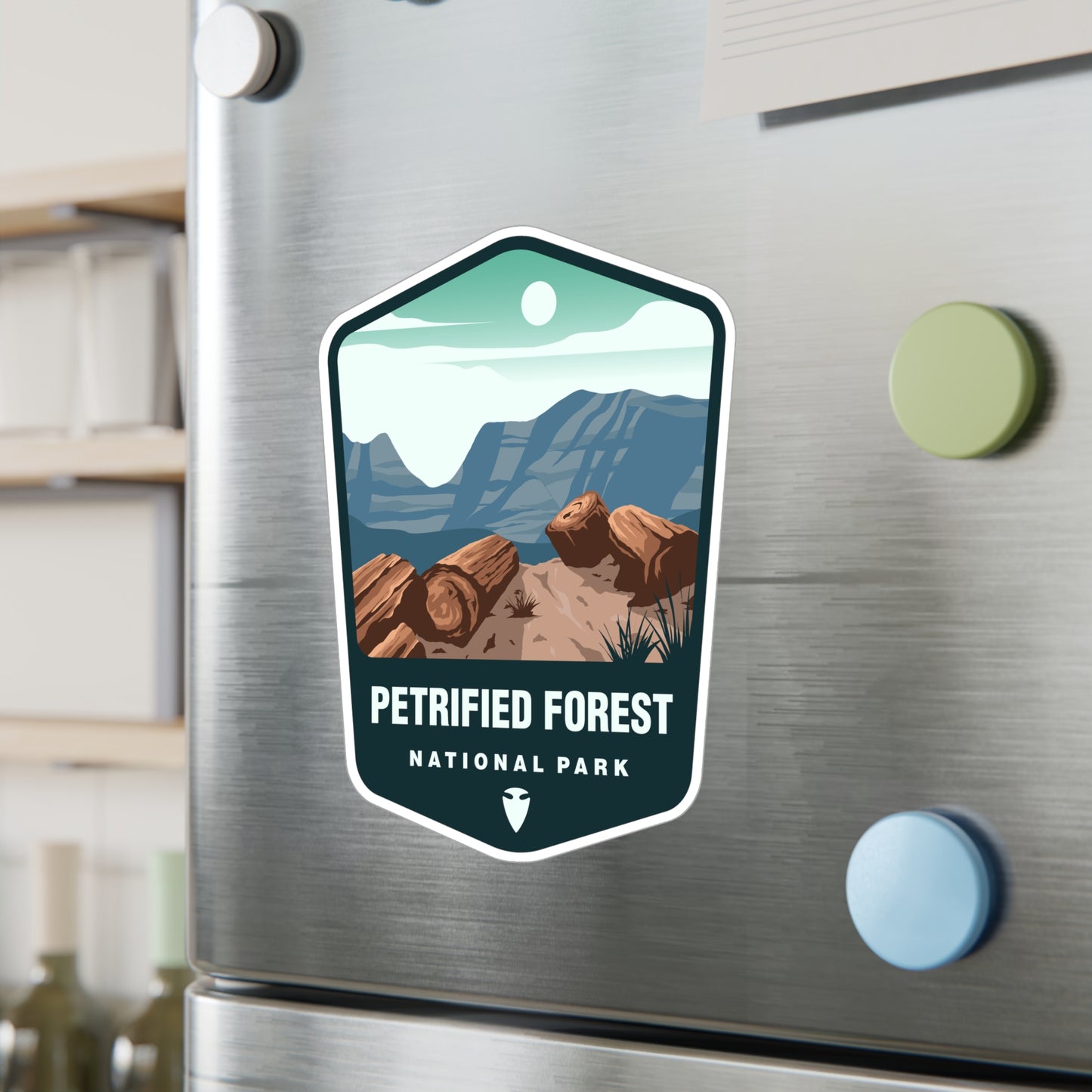 Petrified Forest National Park Sticker, National Park Stickers, Travel Stickers, Laptop Decal, Vinyl Sticker, Vinyl Decal, Floral Stickers