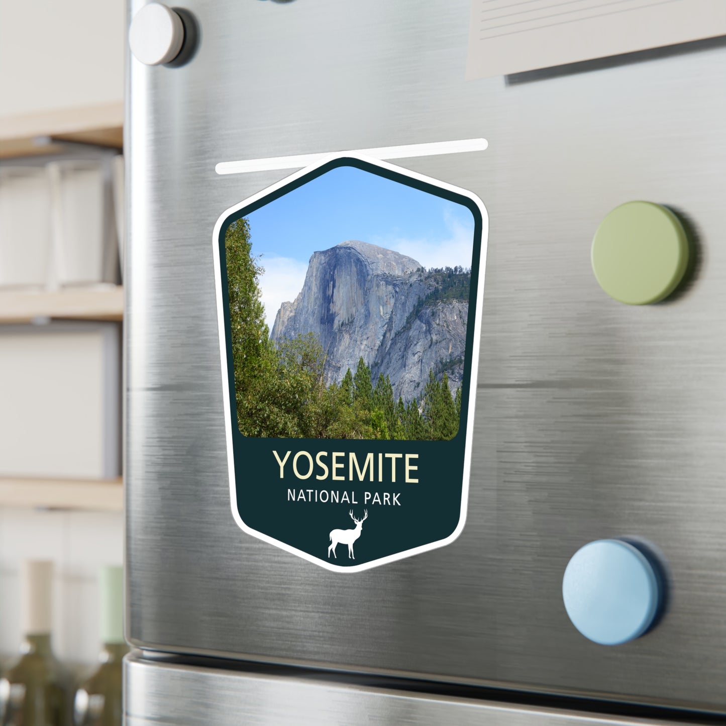 Yosemite National Park Sticker, National Park Stickers, Travel Stickers, Laptop Decal, Vinyl Sticker, Vinyl Decal, Floral Stickers