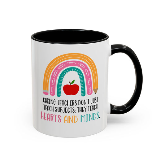 Thank You Teacher Mug - Caring Teachers Gift Accent Coffee Mug (11, 15oz)