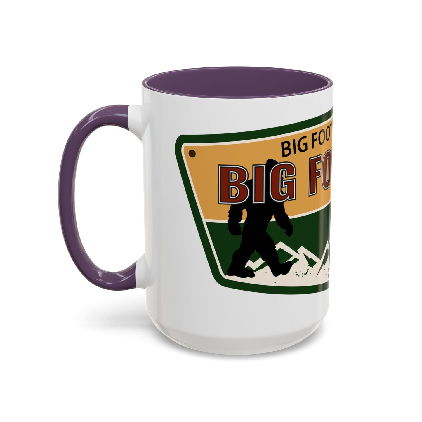 Big Foot Watch Club Sticker - Sasquatch Decal - Funny Yeti Gift Accent Coffee Mug (11, 15oz)