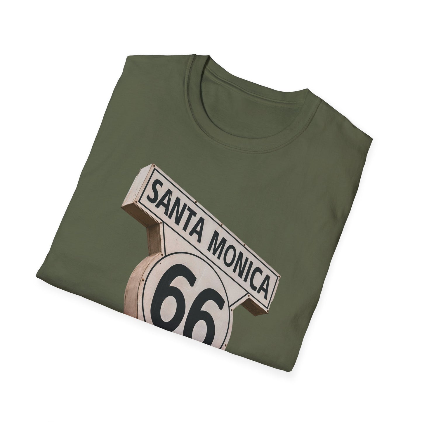 Route 66 End of the Trail Unisex Softstyle T-Shirt