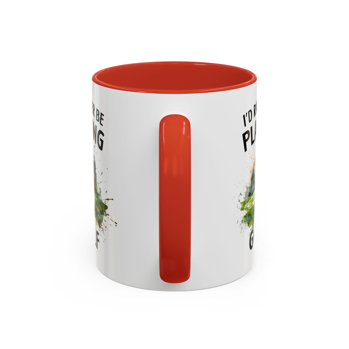 Funny Golf Mug - 11oz Ceramic Mug, I'd Rather Be Playing Golf Gift for Golfers 0190001