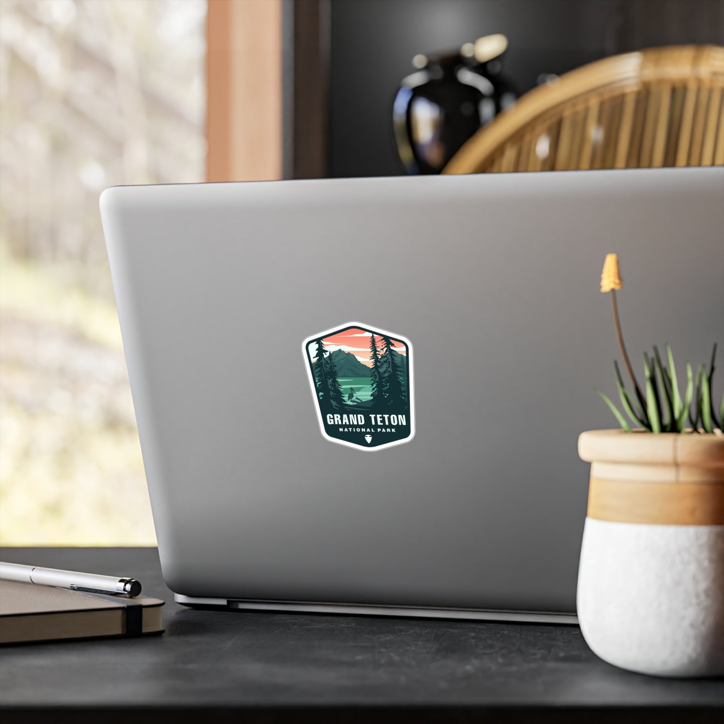 Grand Teton National Park Vinyl Sticker - Perfect Gift for Outdoor Enthusiasts