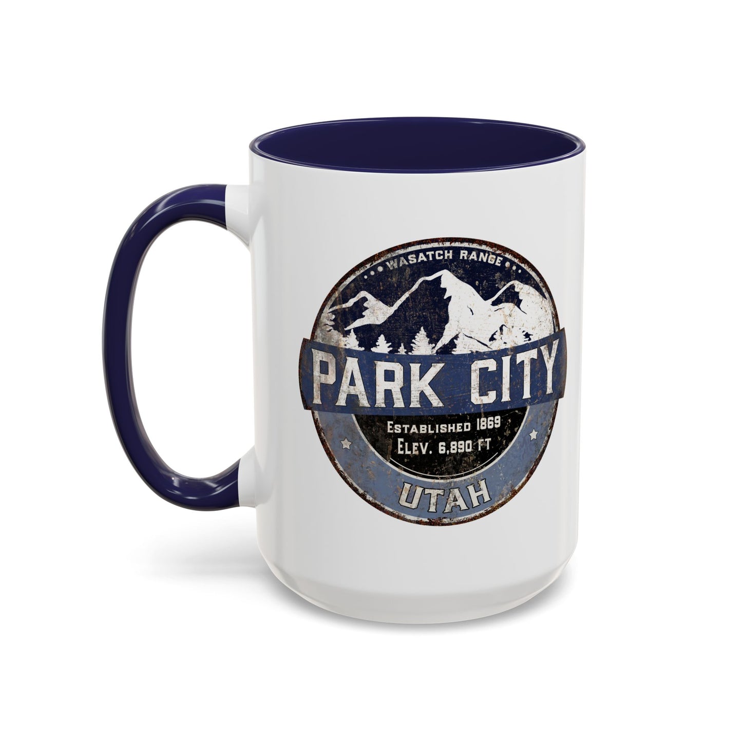 Ski Area Coffee Mug, Park City Winter Skiing Cup, Mountain Resort Gift, Snowboarding Lover Present, Ski Vacation Souvenir, Mountain