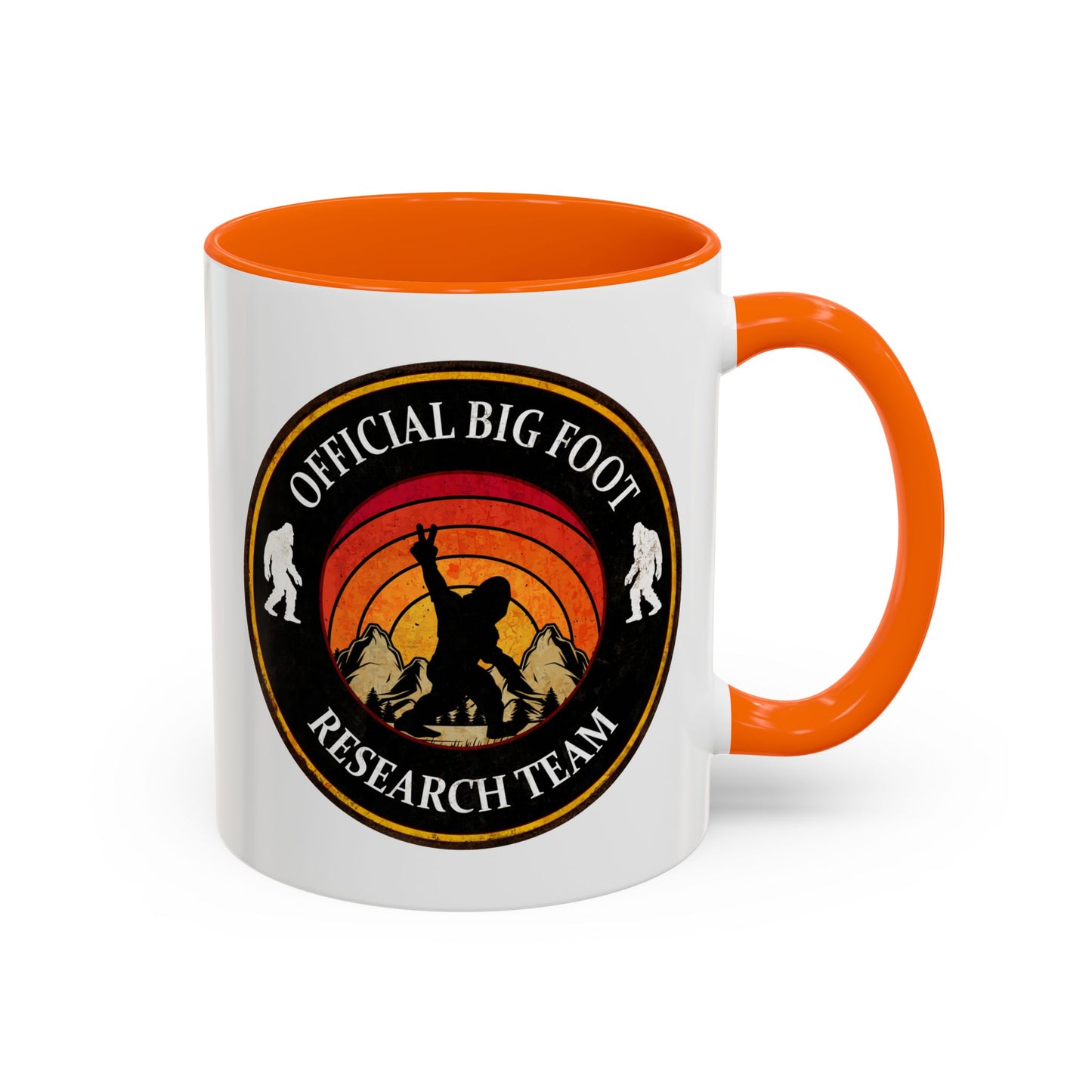 Big Foot Sticker - Big Foot Watch Club - Sasquatch Decal - Funny Yeti Gift Accent Coffee Mug (11, 15oz)