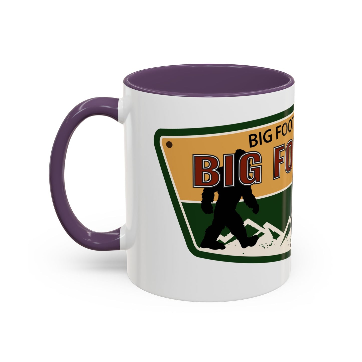 Big Foot Watch Club Sticker - Sasquatch Decal - Funny Yeti Gift Accent Coffee Mug (11, 15oz)