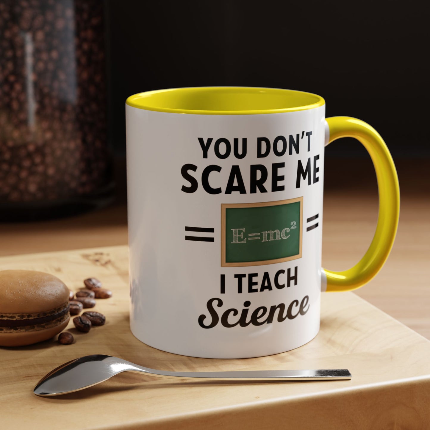 Science Teacher Mug - Fueling Minds and Caffeine Fixes Science Teacher Mug, Gift for Science Teacher, Funny Science Teacher Mug, Accent Coffee Mug (11, 15oz)