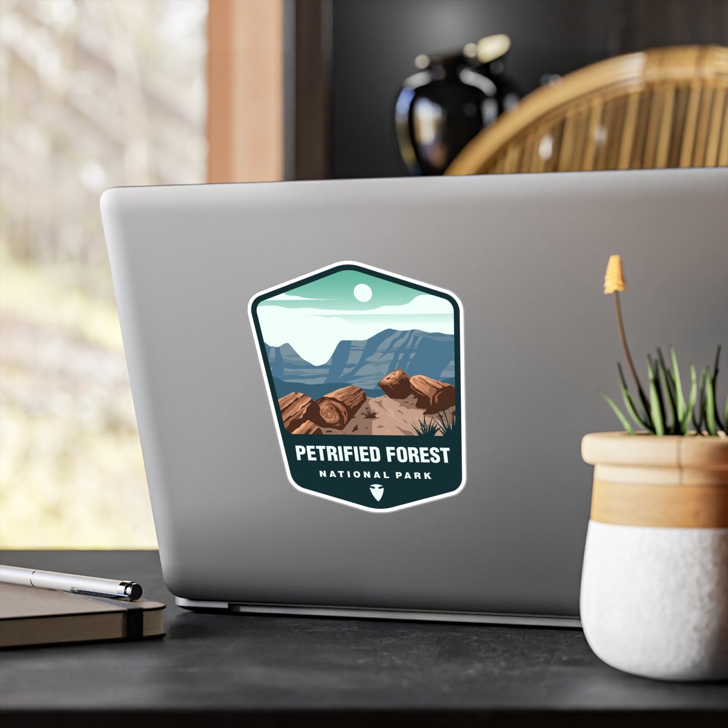 Petrified Forest National Park Sticker, National Park Stickers, Travel Stickers, Laptop Decal, Vinyl Sticker, Vinyl Decal, Floral Stickers