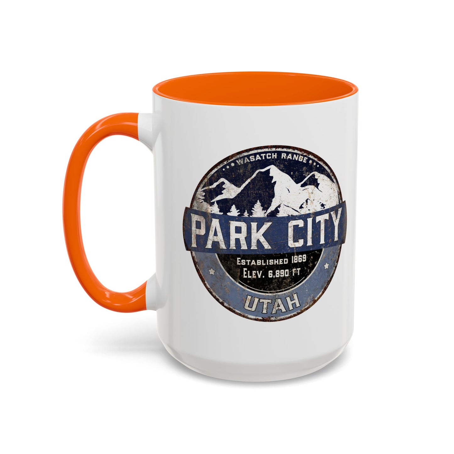 Ski Area Coffee Mug, Park City Winter Skiing Cup, Mountain Resort Gift, Snowboarding Lover Present, Ski Vacation Souvenir, Mountain