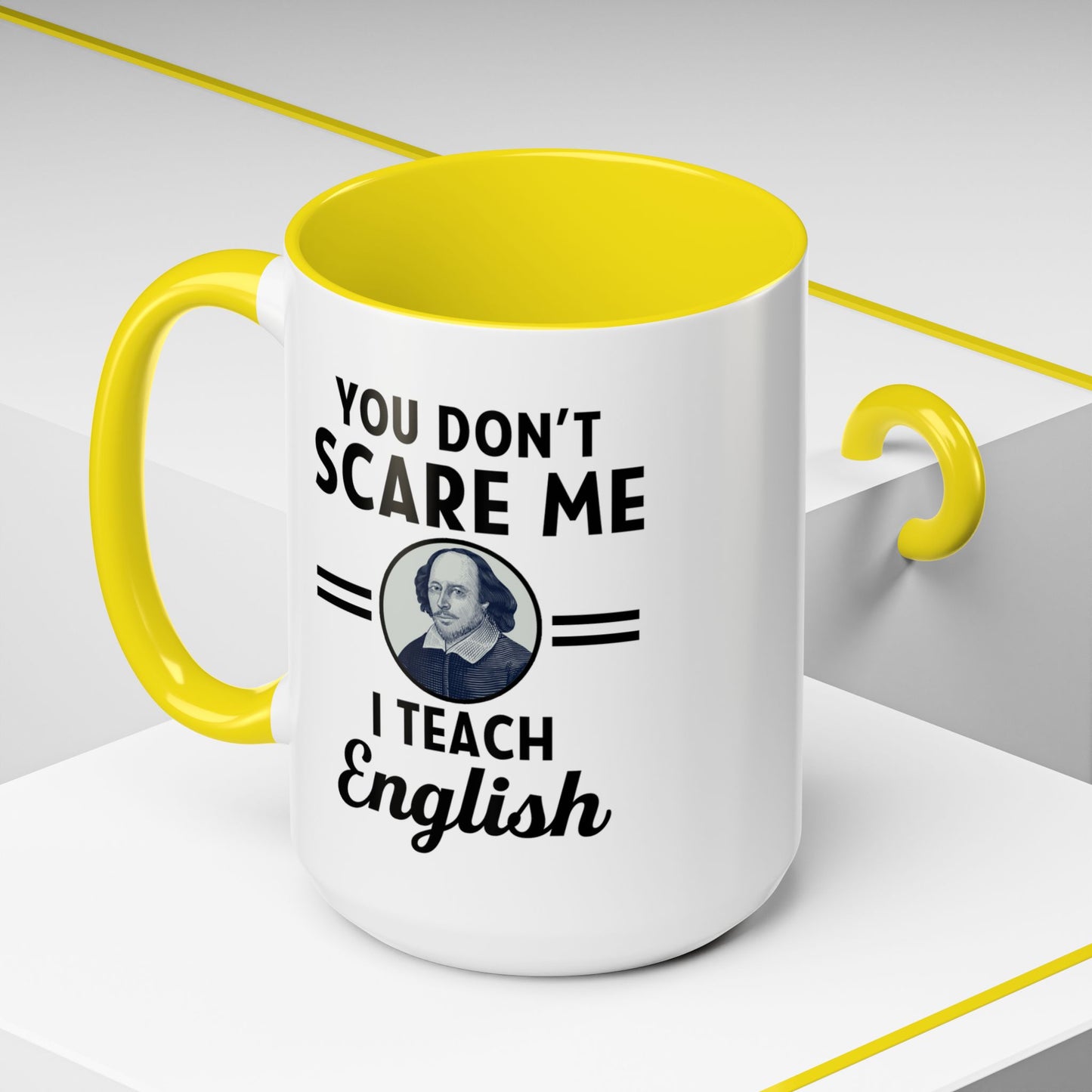 Funny English Teacher Coffee Mug - Sip & Teach with Style, Coffee Lovers Mug, English Teacher Gift, Accent Coffee Mug (11, 15oz)