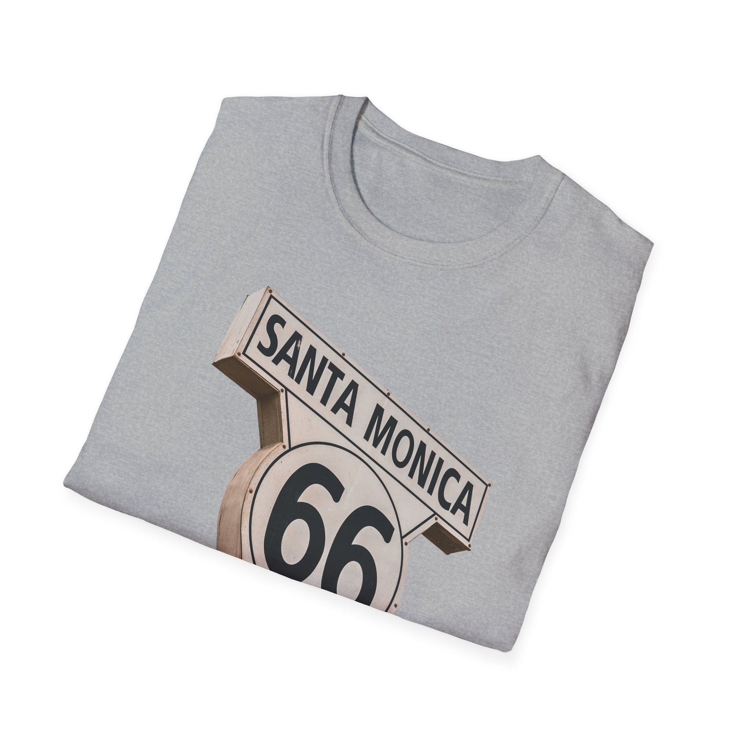 Route 66 End of the Trail Unisex Softstyle T-Shirt