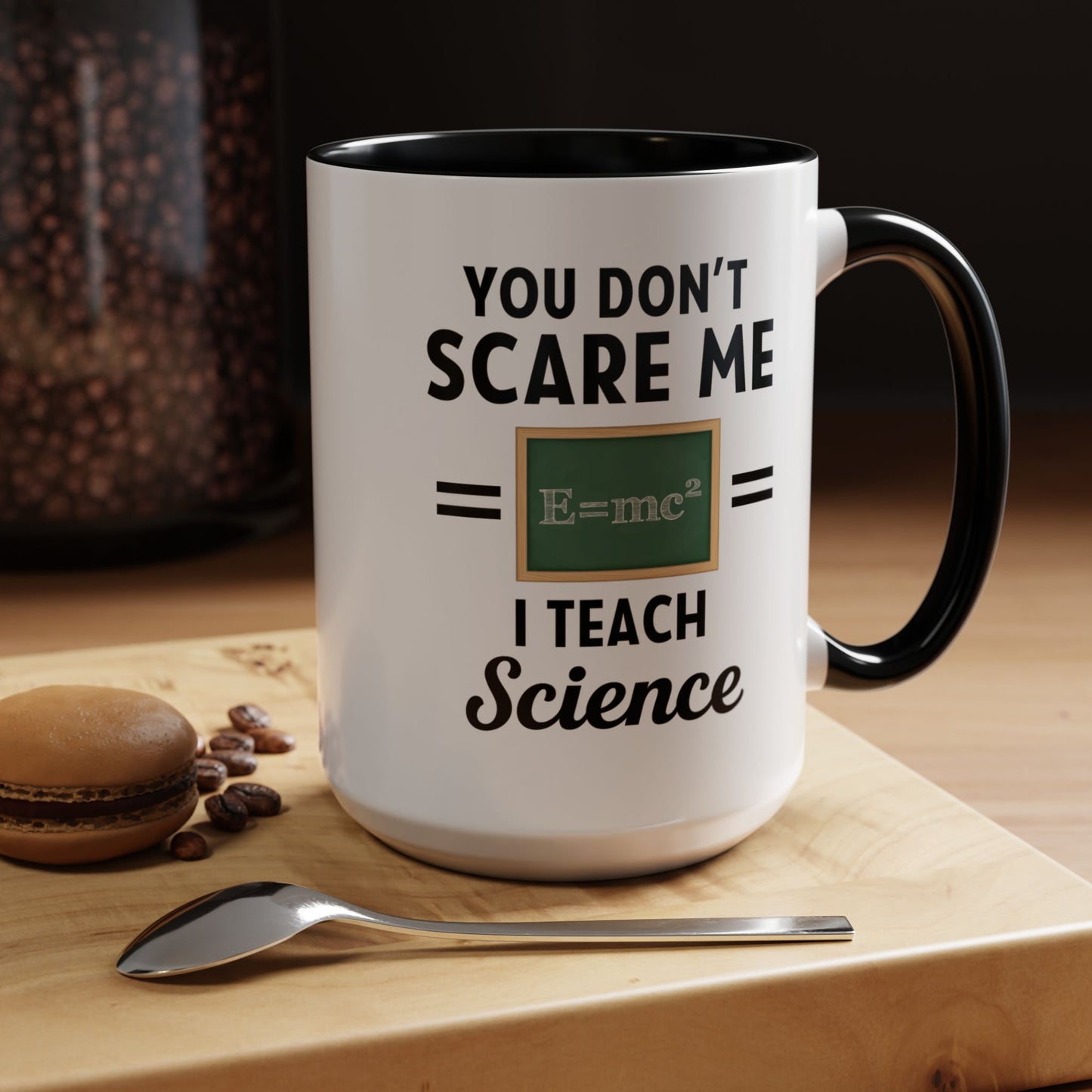 Science Teacher Mug - Fueling Minds and Caffeine Fixes Science Teacher Mug, Gift for Science Teacher, Funny Science Teacher Mug, Accent Coffee Mug (11, 15oz)