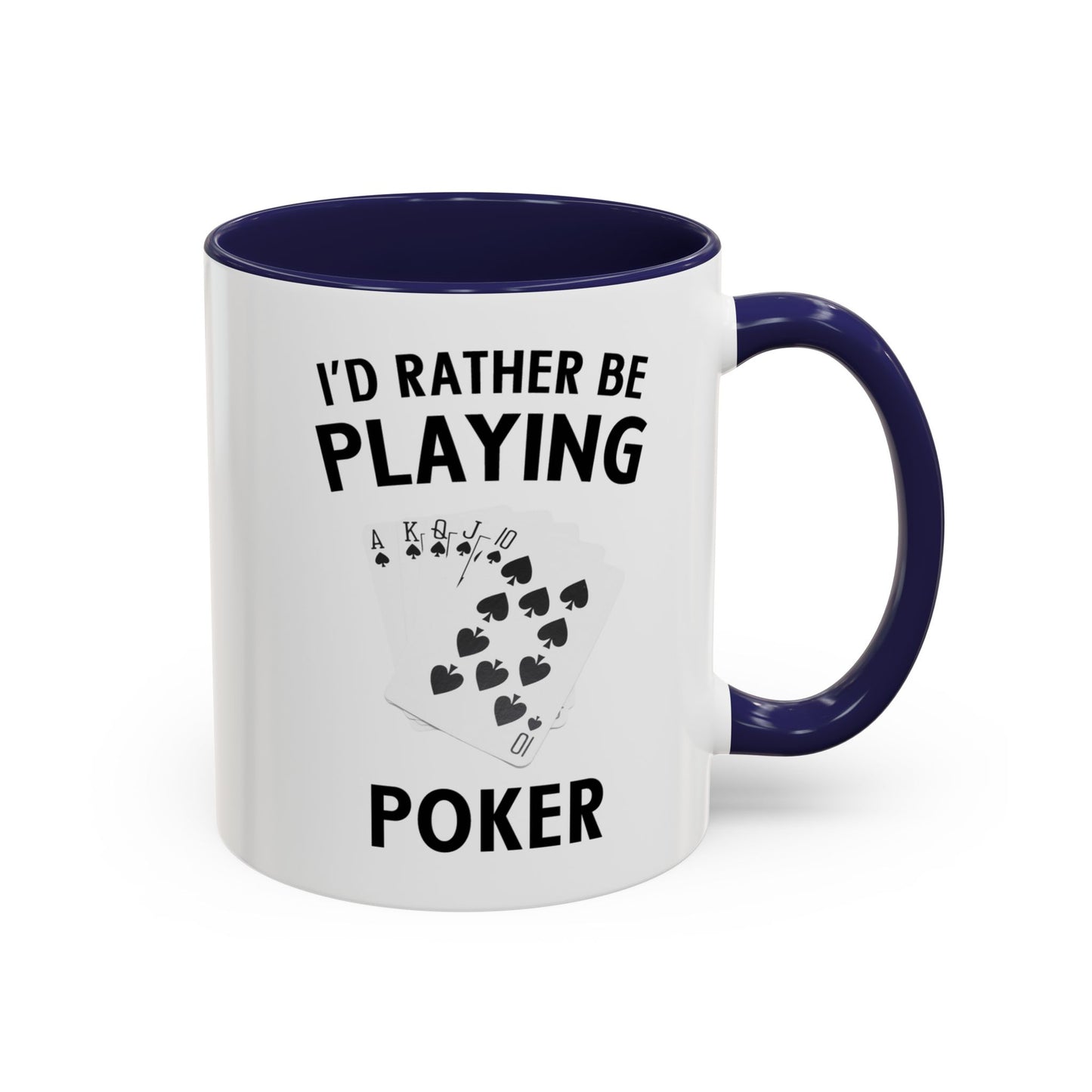 Funny Card Player Mug. Poker Mug. Card Player Gift. Poker Gift. Poker Player Coffee Mug. Poker Expert Mug. Poker Expert Gift Accent Coffee Mug (11, 15oz)