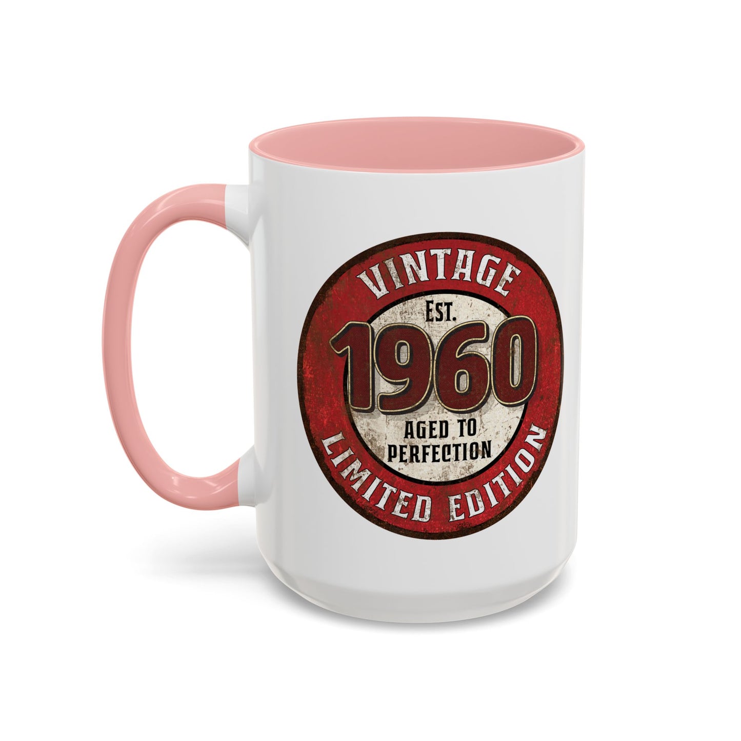 Vintage 1960 Birthday Mug, Aged to Perfection Limited Qty Coffee Cup - Gift Idea, Memories, Special Occasion, Unique Gift