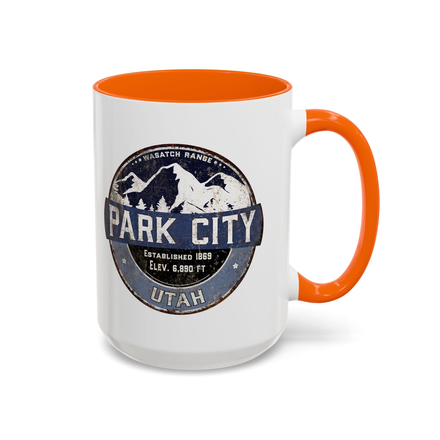 Ski Area Coffee Mug, Park City Winter Skiing Cup, Mountain Resort Gift, Snowboarding Lover Present, Ski Vacation Souvenir, Mountain